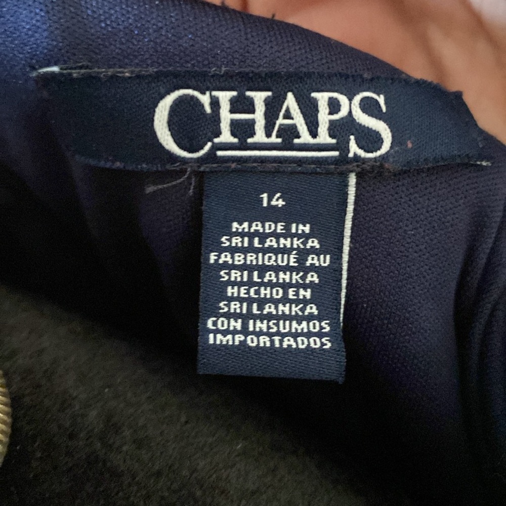 Chaps Navy Blue Dress - Picture 5 of 5